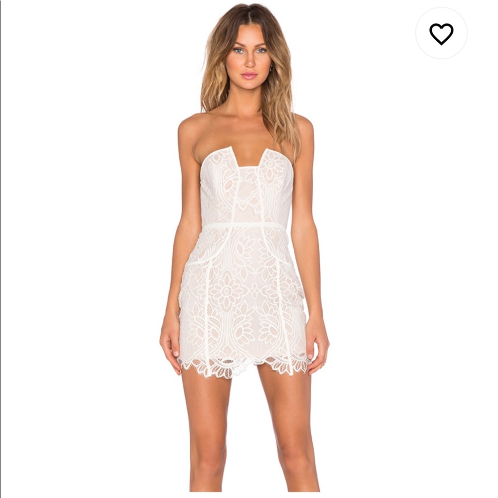 NWOT Lovers + Friends Lace Minidress